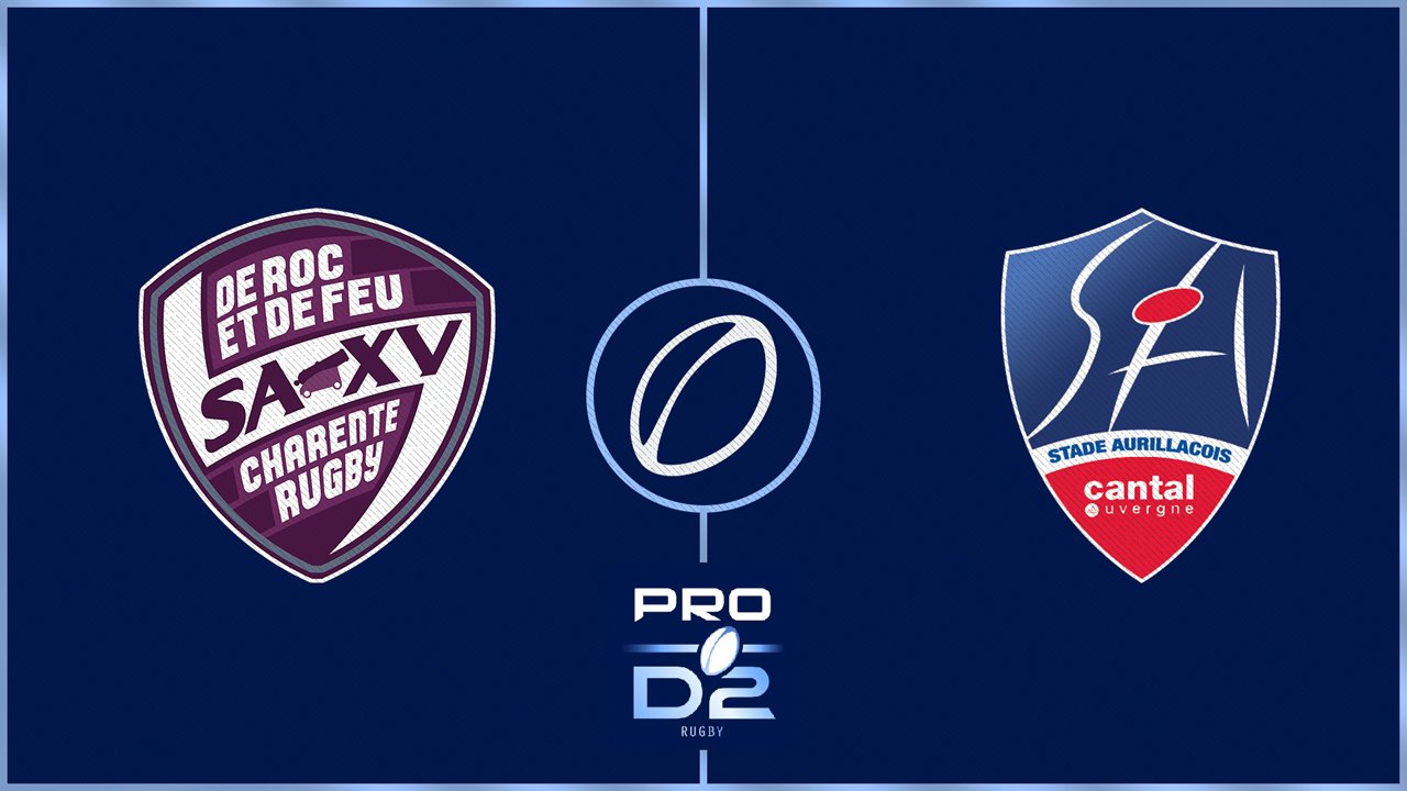 Soyaux Angoulême XV Charente vs Aurillac poster