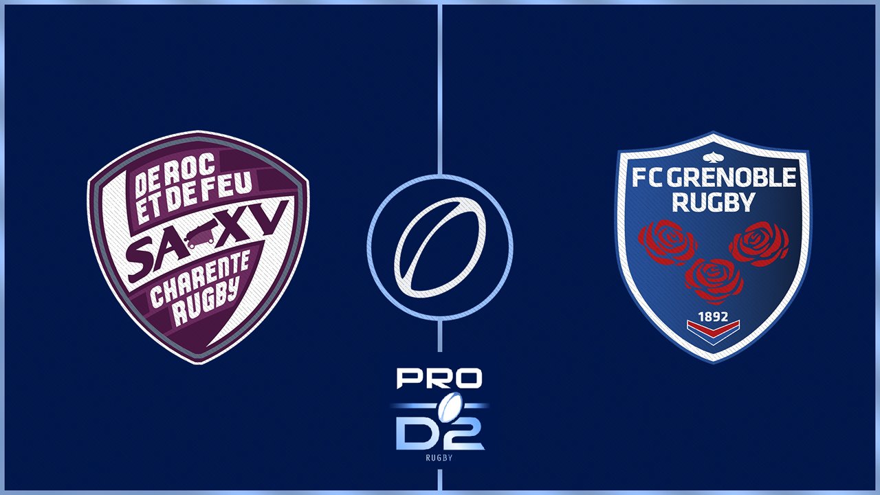 Soyaux Angoulême XV Charente vs FC Grenoble poster