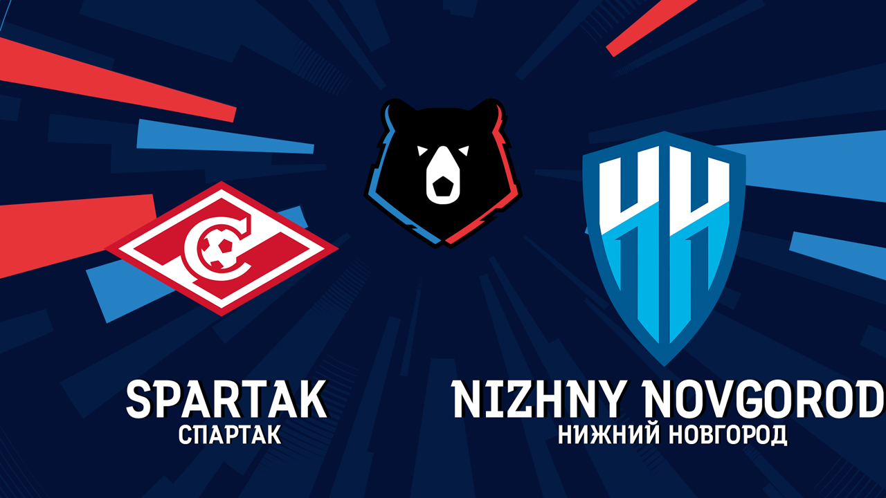 Spartak Moscow vs Nizhny Novgorod poster Spartak Moscow vs Nizhny Novgorod poster