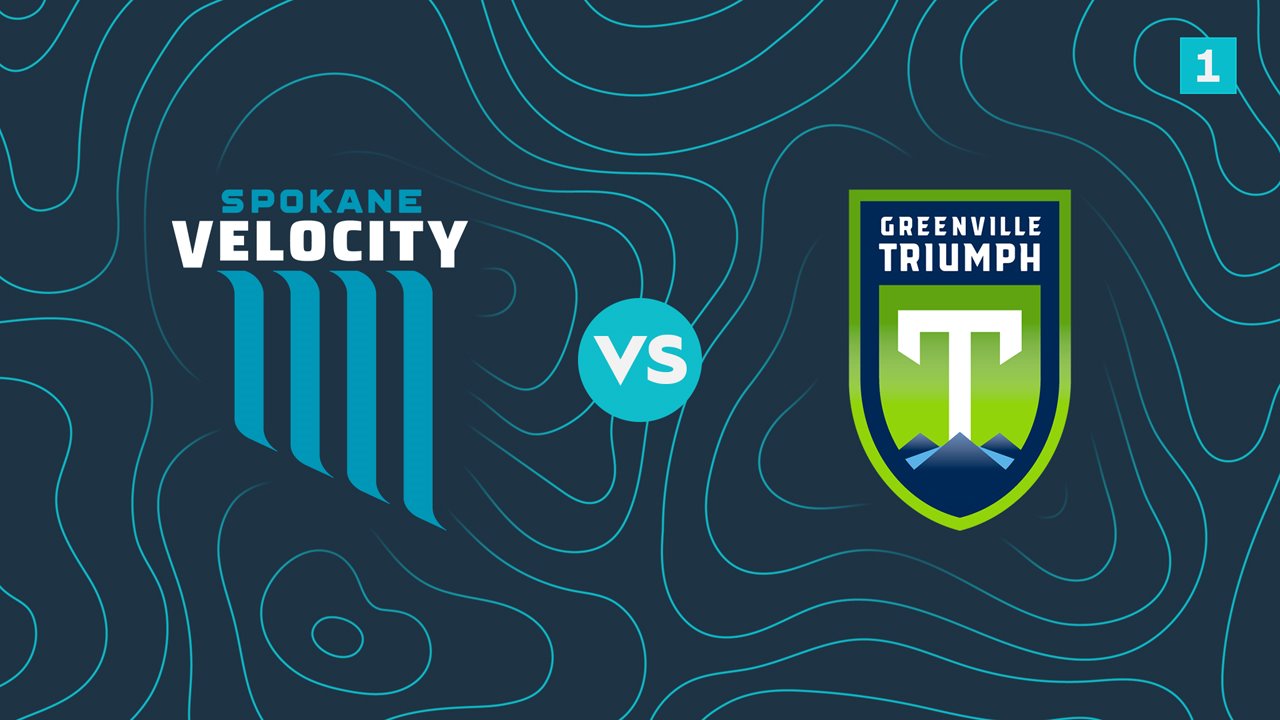 Spokane Velocity vs Greenville Triumph poster Spokane Velocity vs Greenville Triumph poster