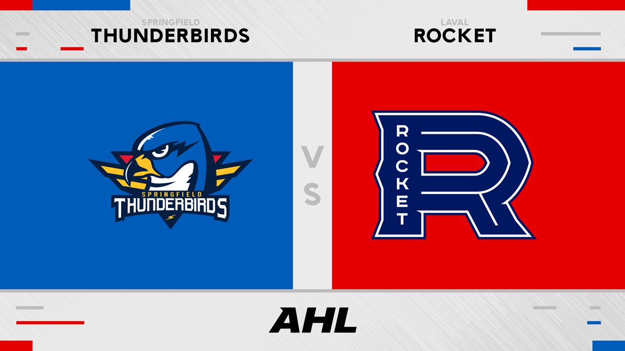 Springfield Thunderbirds vs Laval Rocket poster