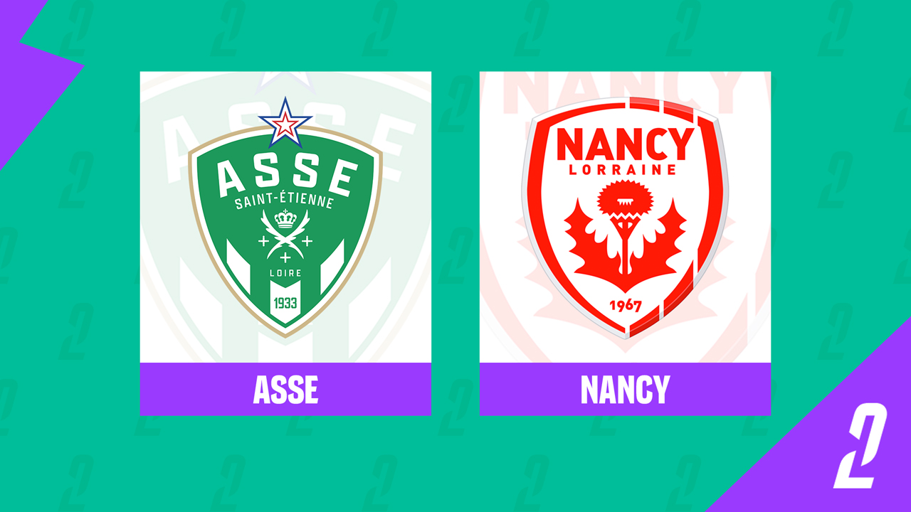 St Etienne vs Nancy Lorraine poster St Etienne vs Nancy Lorraine poster
