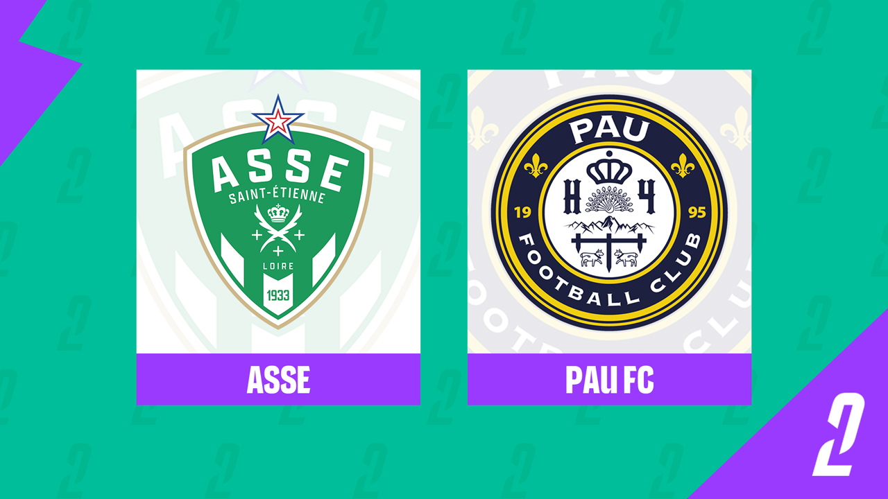 St Etienne vs Pau FC poster