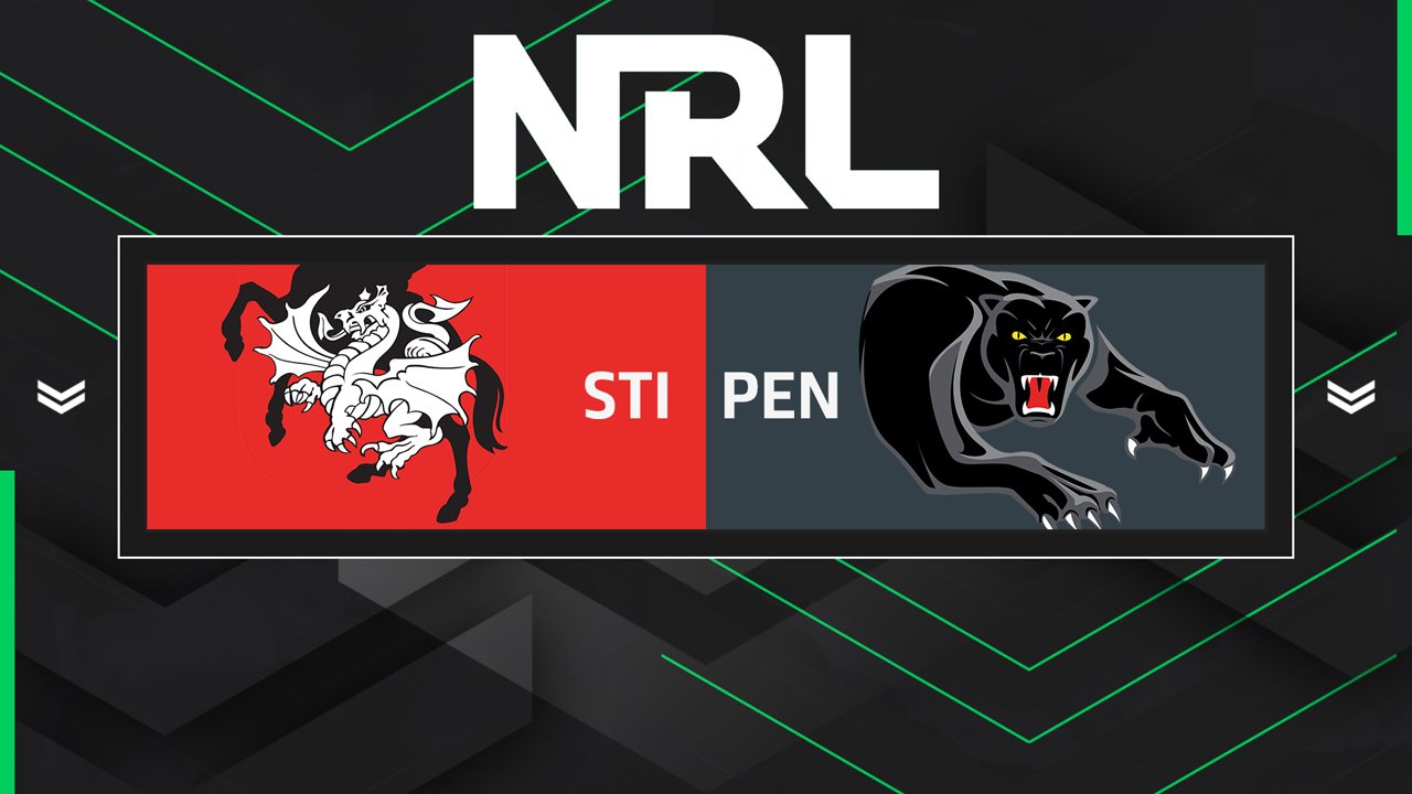 St. George Illawara Dragons vs Penrith Panthers poster