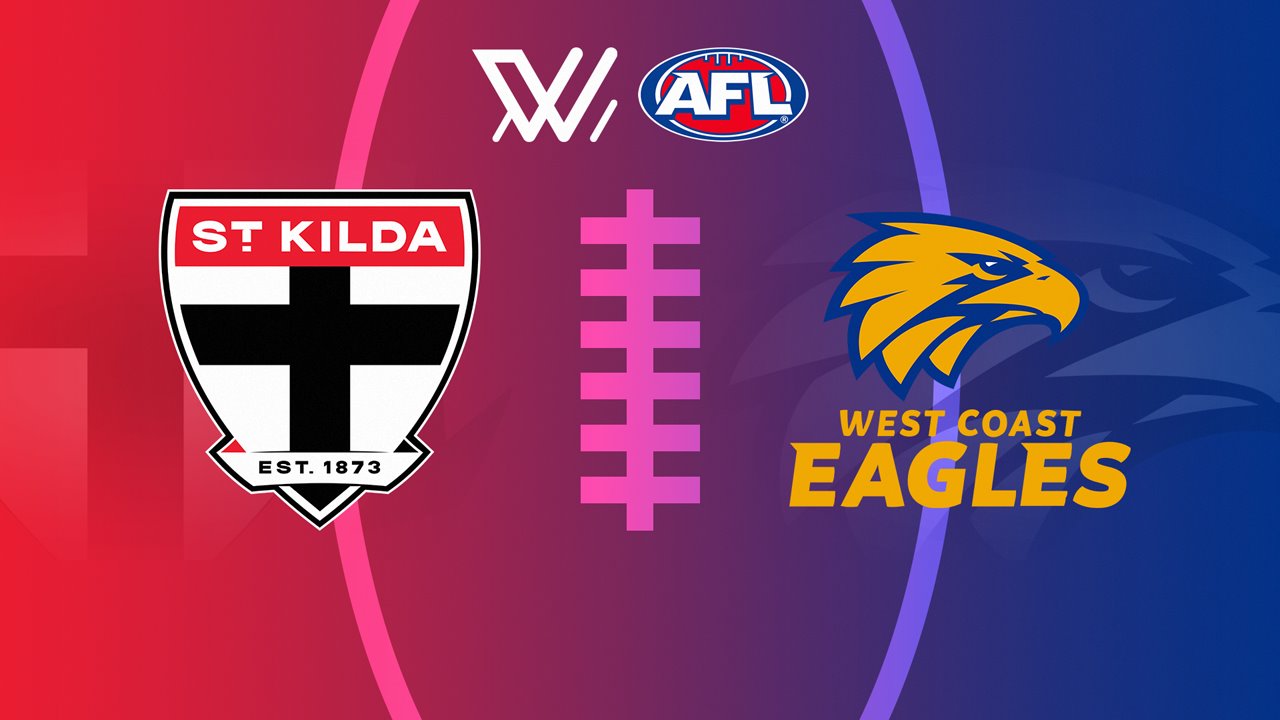St Kilda Saints Women vs West Coast Eagles Women poster