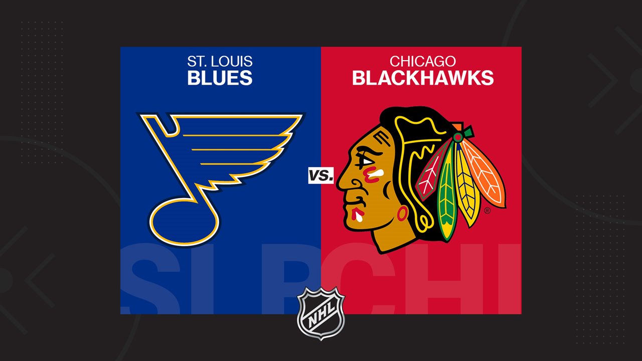 St. Louis Blues vs Chicago Blackhawks poster