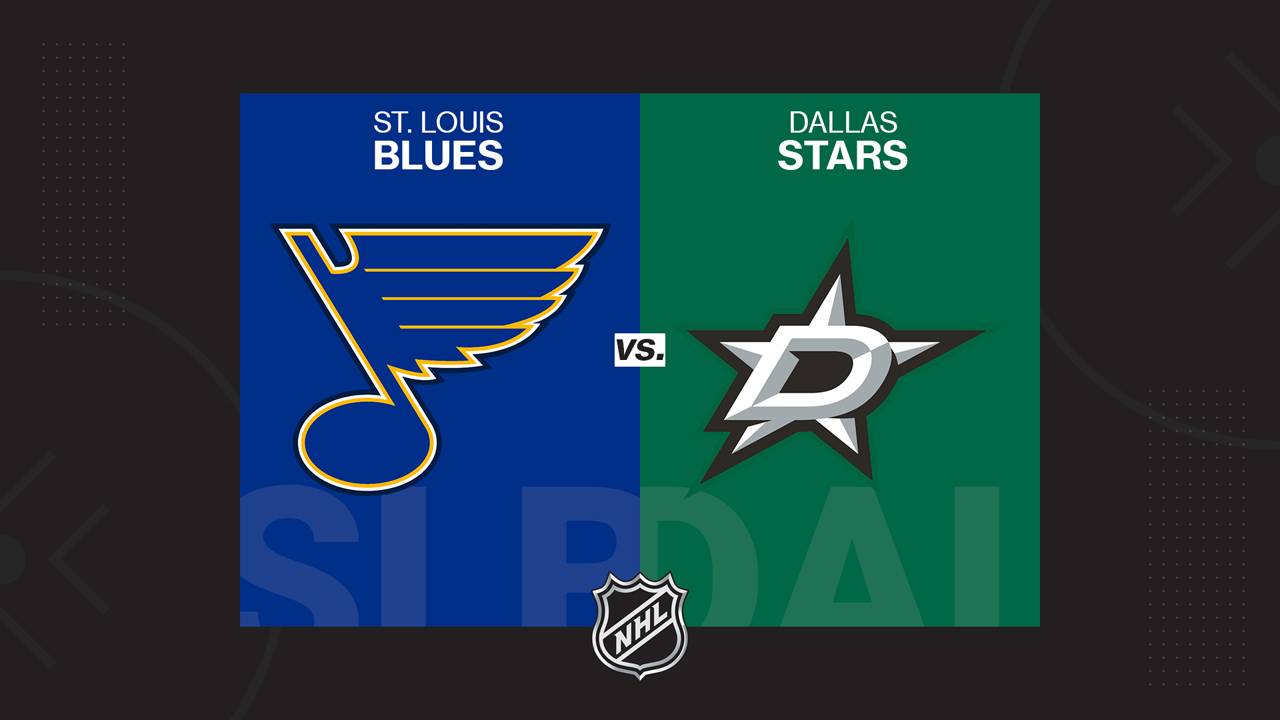St. Louis Blues vs Dallas Stars poster