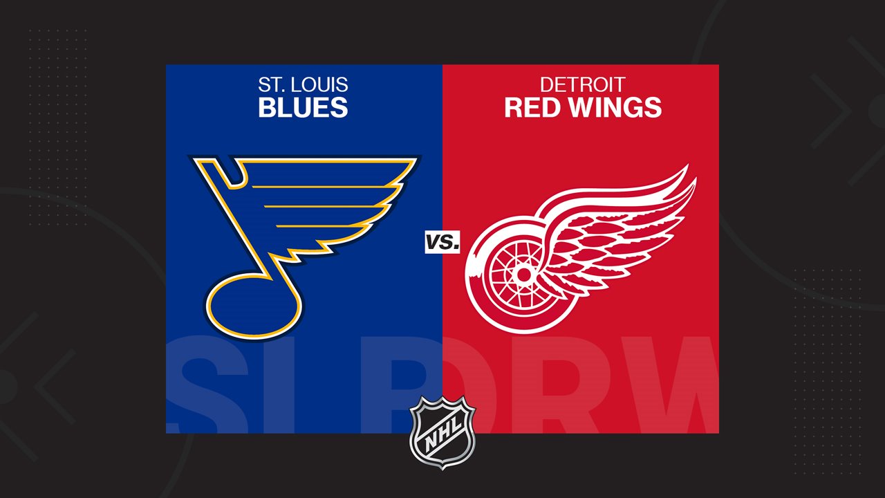 St. Louis Blues vs Detroit Red Wings poster