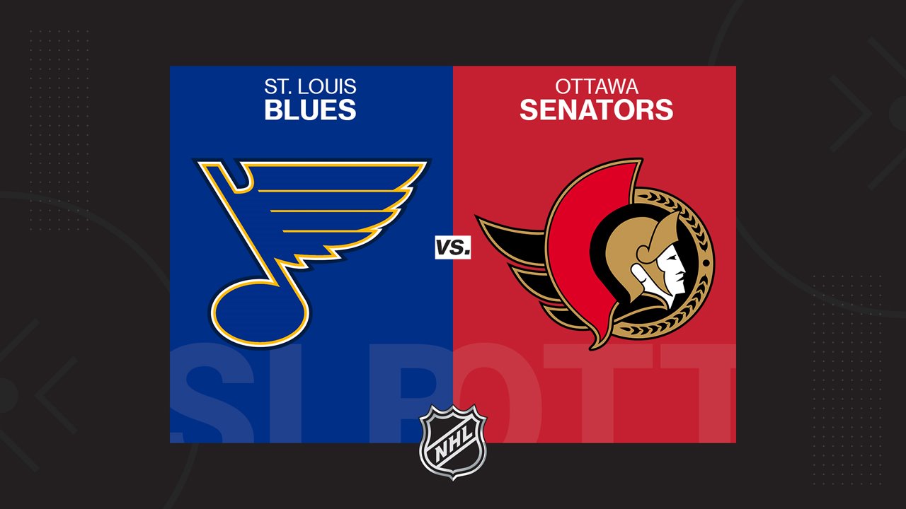 St. Louis Blues vs Ottawa Senators poster