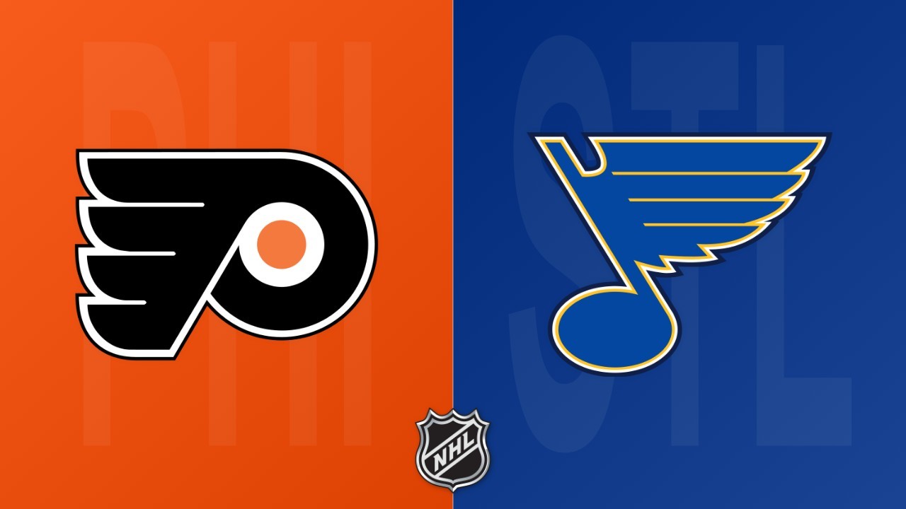 St. Louis Blues vs Philadelphia Flyers poster