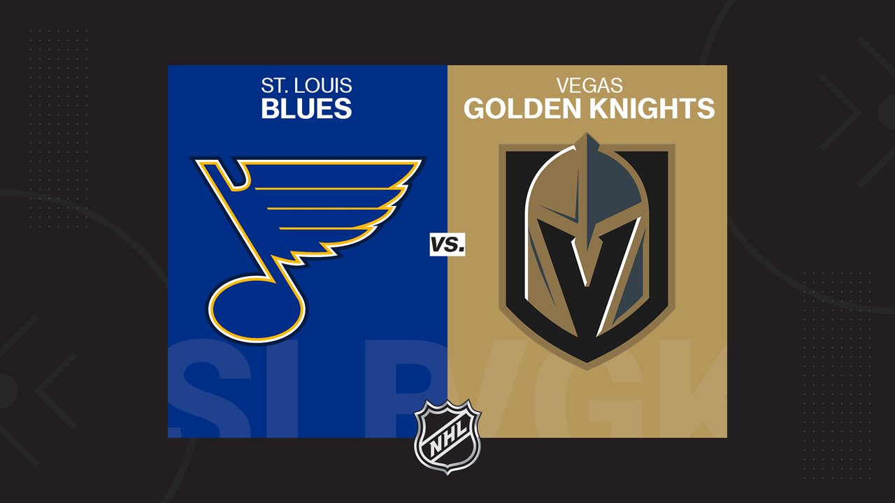 St. Louis Blues vs Vegas Golden Knights poster St. Louis Blues vs Vegas Golden Knights poster