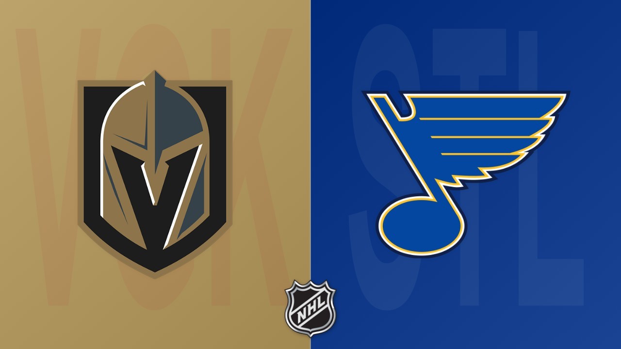 St. Louis Blues vs Vegas Golden Knights poster