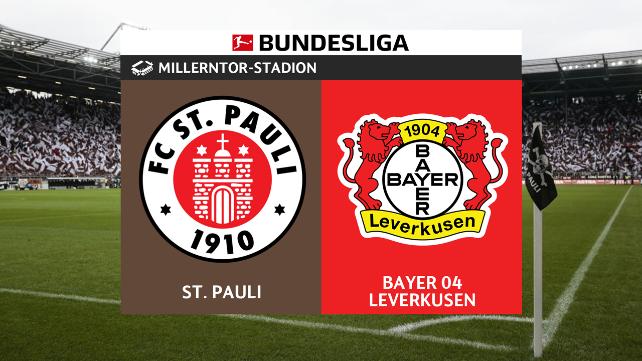 St Pauli vs Bayer Leverkusen poster St Pauli vs Bayer Leverkusen poster