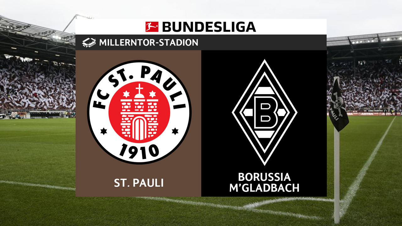 St Pauli vs Borussia Mönchengladbach poster