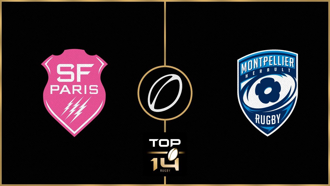 Stade Français Paris vs Montpellier Hérault Rugby poster