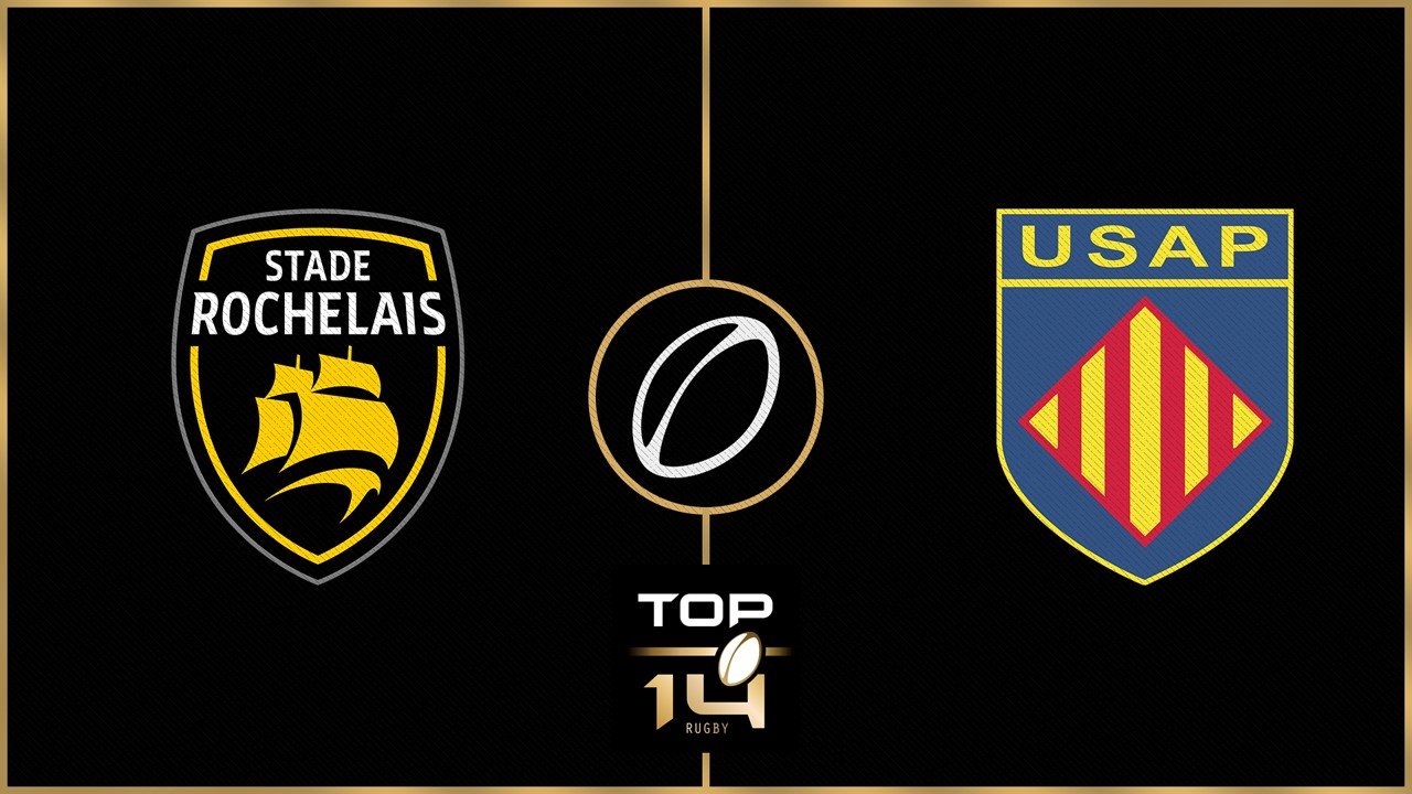 Stade Rochelais vs USA Perpignan poster Stade Rochelais vs USA Perpignan poster