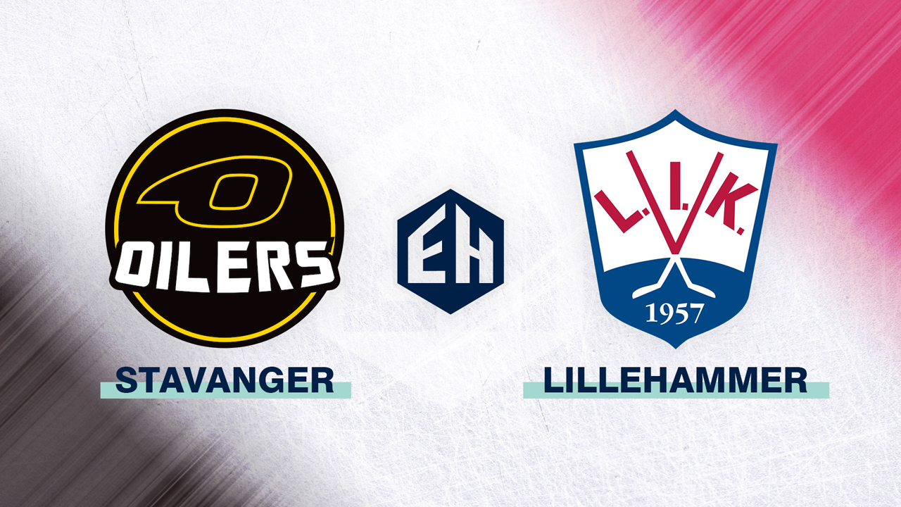Stavanger Oilers vs Lillehammer poster