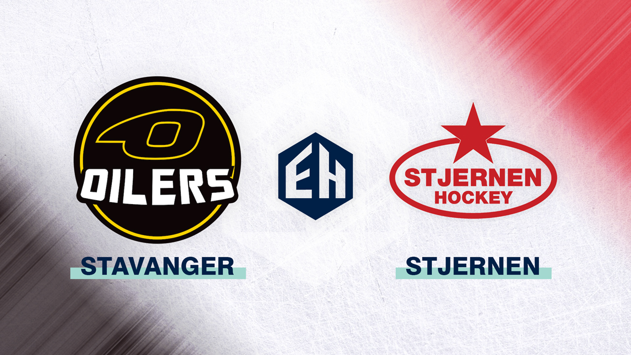 Stavanger Oilers vs Stjernen poster