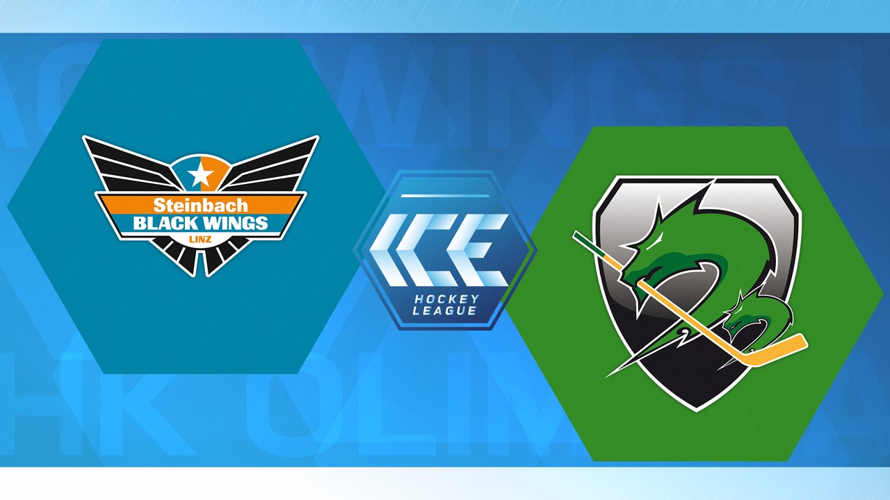 Steinbach Black Wings 1992 vs HK Olimpija poster Steinbach Black Wings 1992 vs HK Olimpija poster