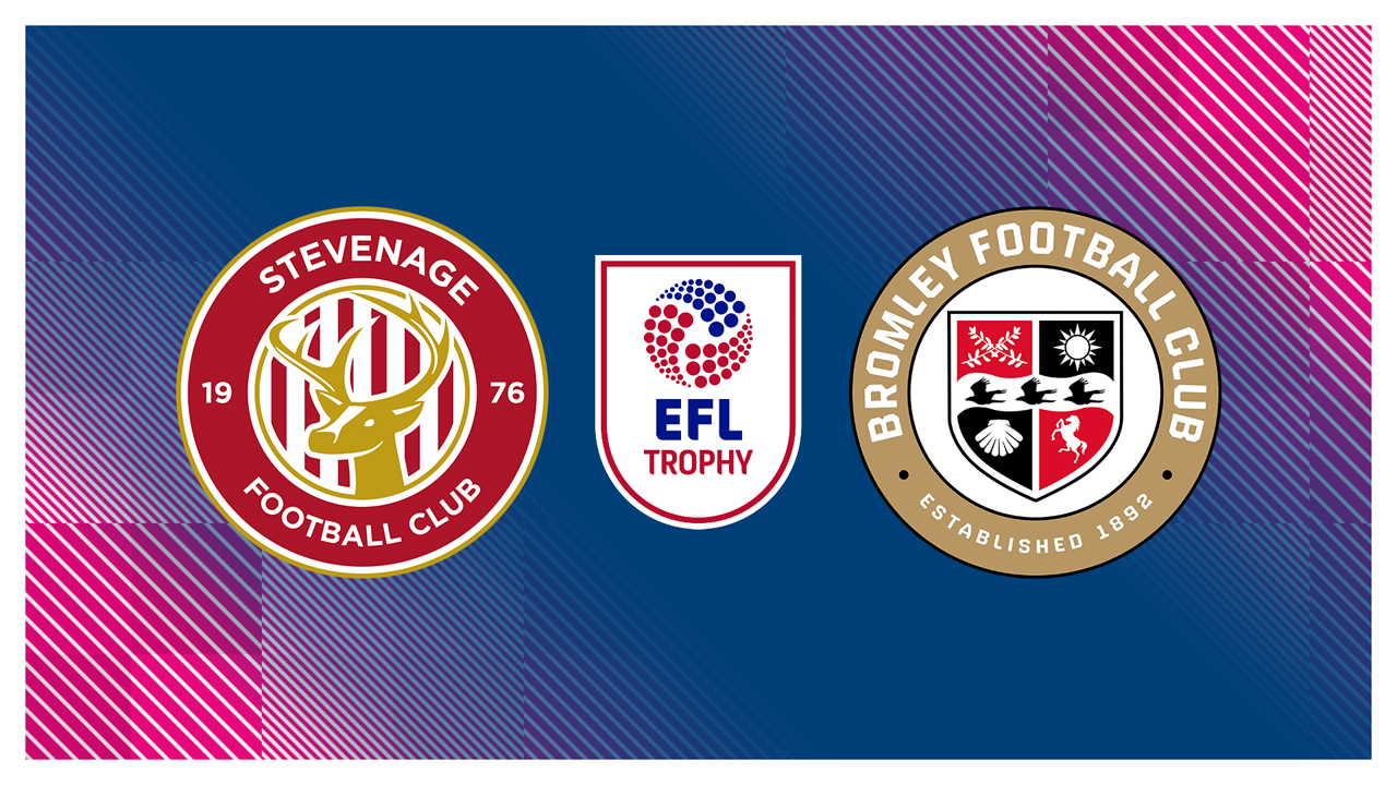Stevenage vs Bromley poster Stevenage vs Bromley poster