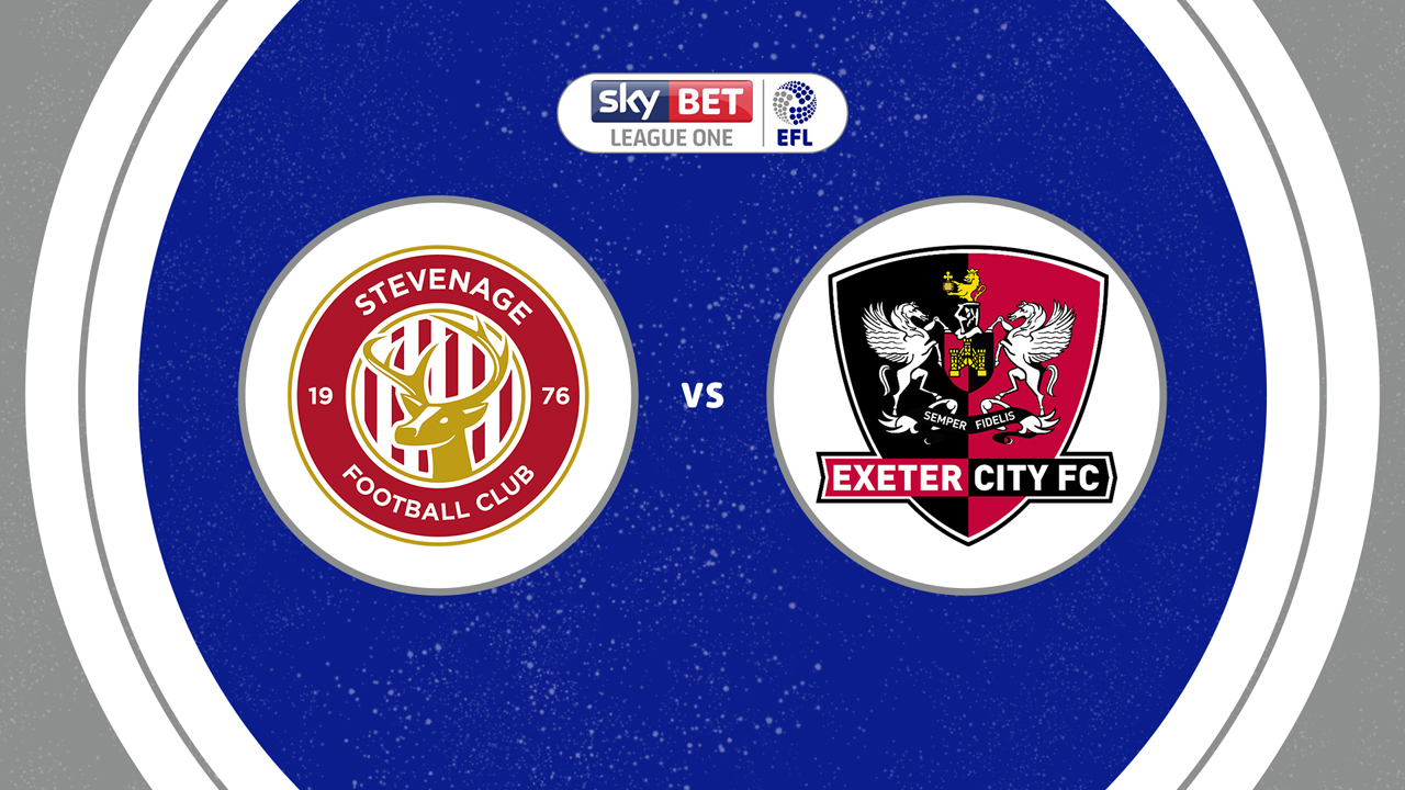Stevenage vs Exeter City poster