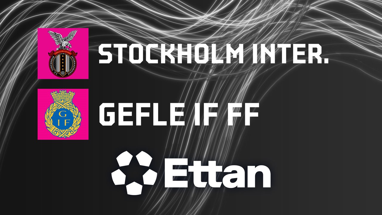 Stockholm Internazionale vs Gefle poster