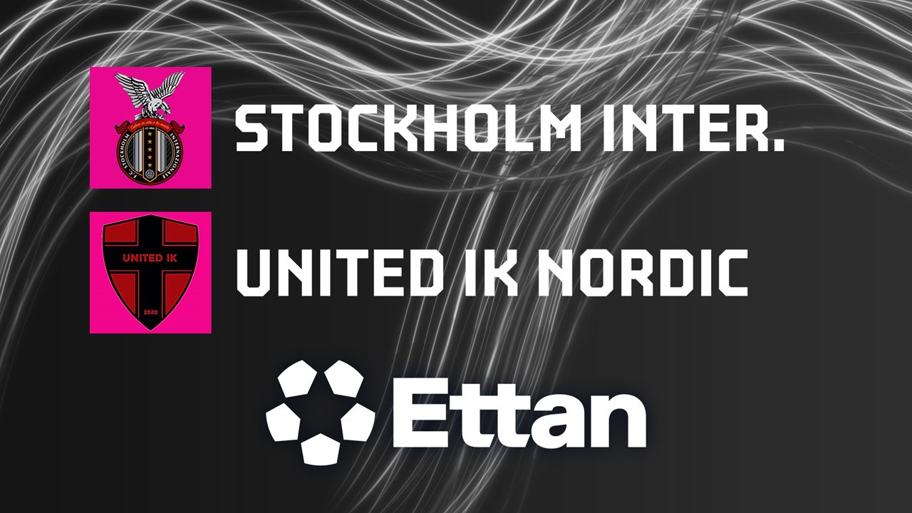 Stockholm Internazionale vs United Nordic poster