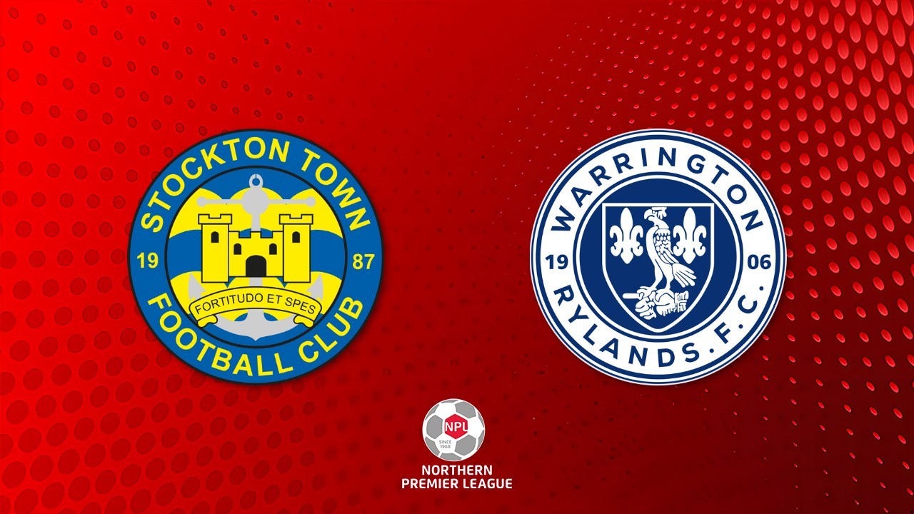 Stockton Town vs Warrington Rylands poster