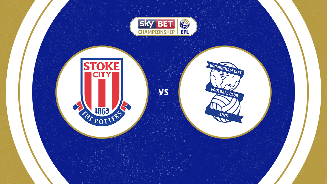 Stoke City vs Birmingham City poster
