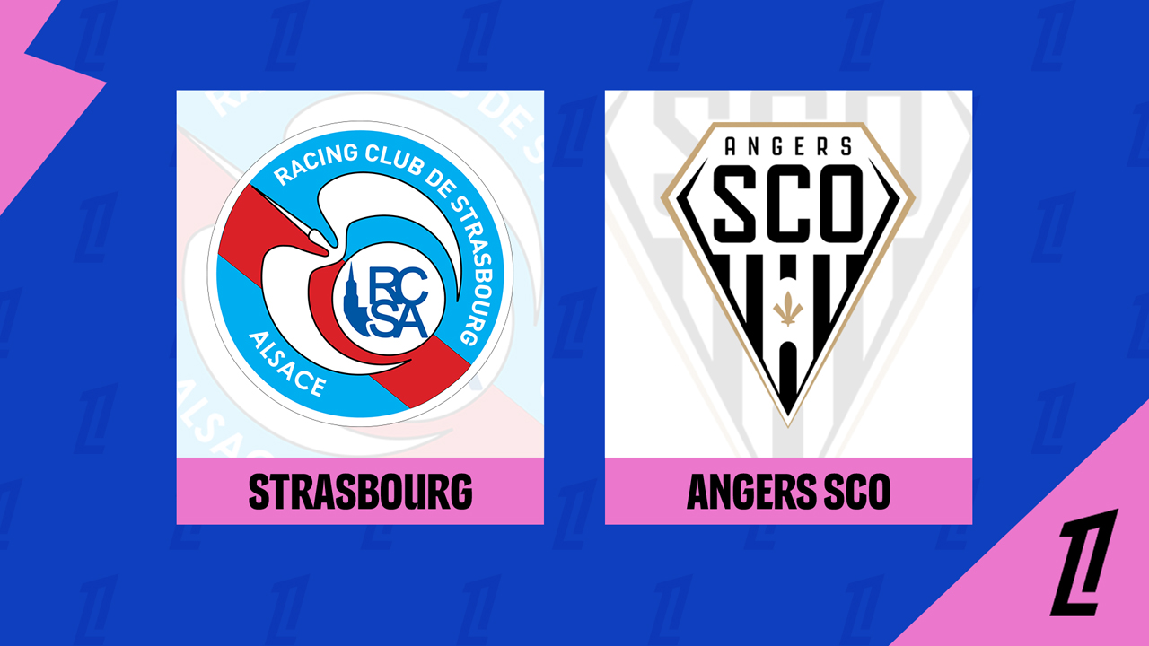 Strasbourg vs Angers poster