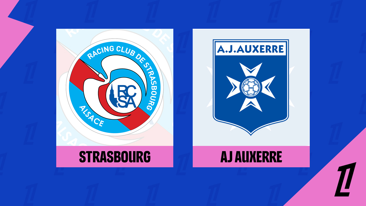 Strasbourg vs Auxerre poster