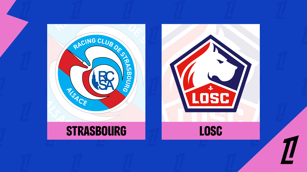 Strasbourg vs Lille poster