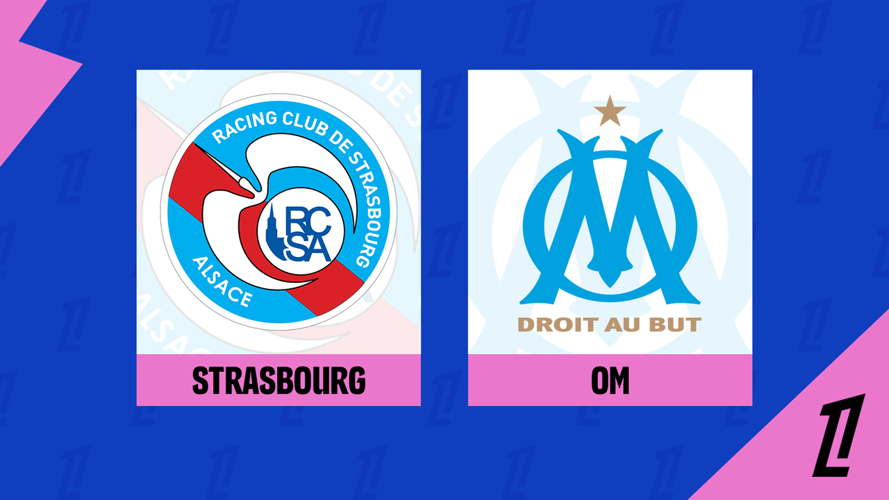 Strasbourg vs Marseille poster Strasbourg vs Marseille poster