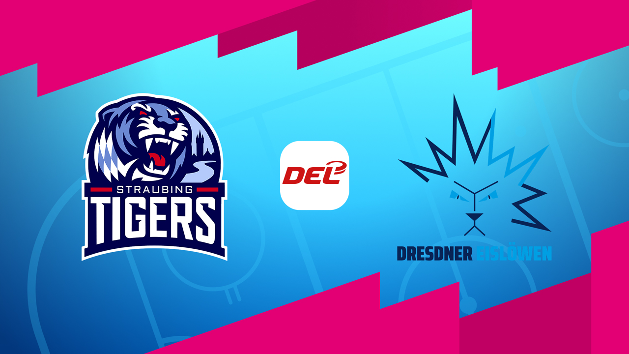 Straubing Tigers vs Dresdner Eislowen poster