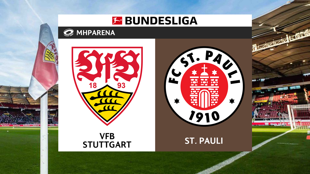Stuttgart vs St Pauli poster