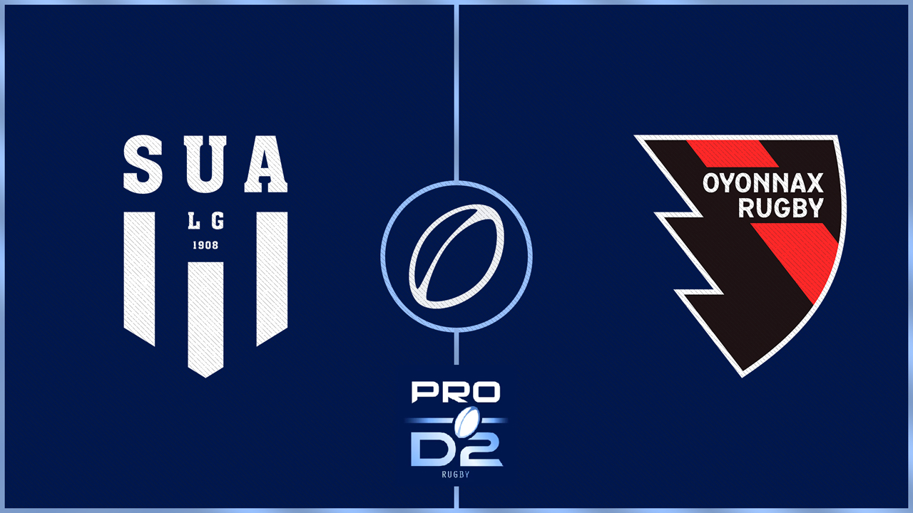 SU Agen Lot-et-Garonne vs Oyonnax Rugby poster SU Agen Lot-et-Garonne vs Oyonnax Rugby poster
