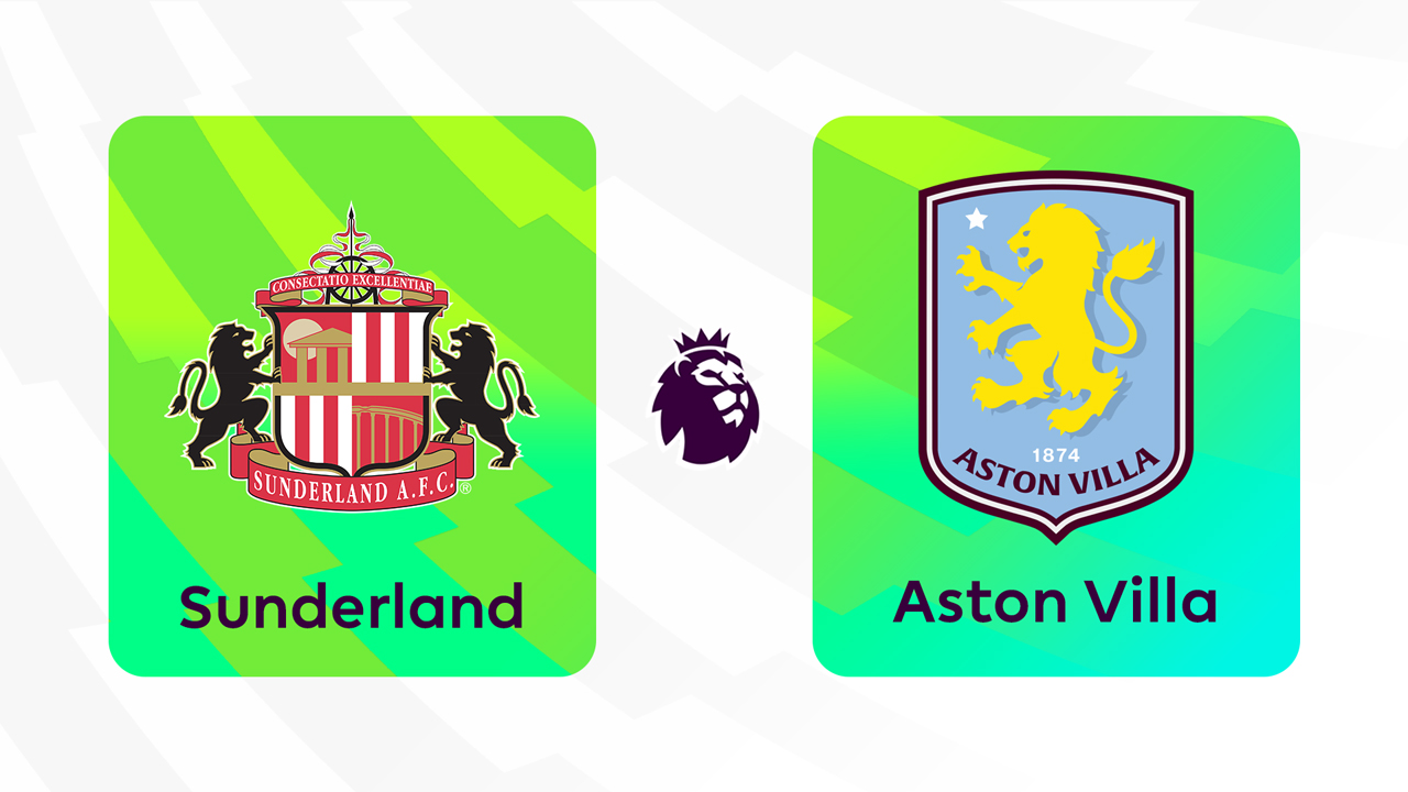 Sunderland vs Aston Villa poster