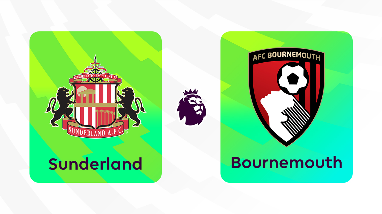 Sunderland vs Bournemouth poster