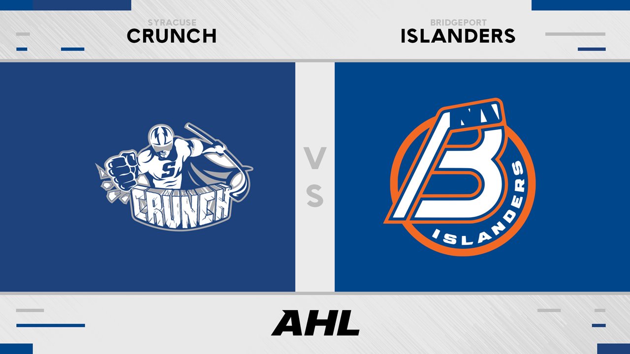 Syracuse Crunch vs Bridgeport Islanders poster Syracuse Crunch vs Bridgeport Islanders poster