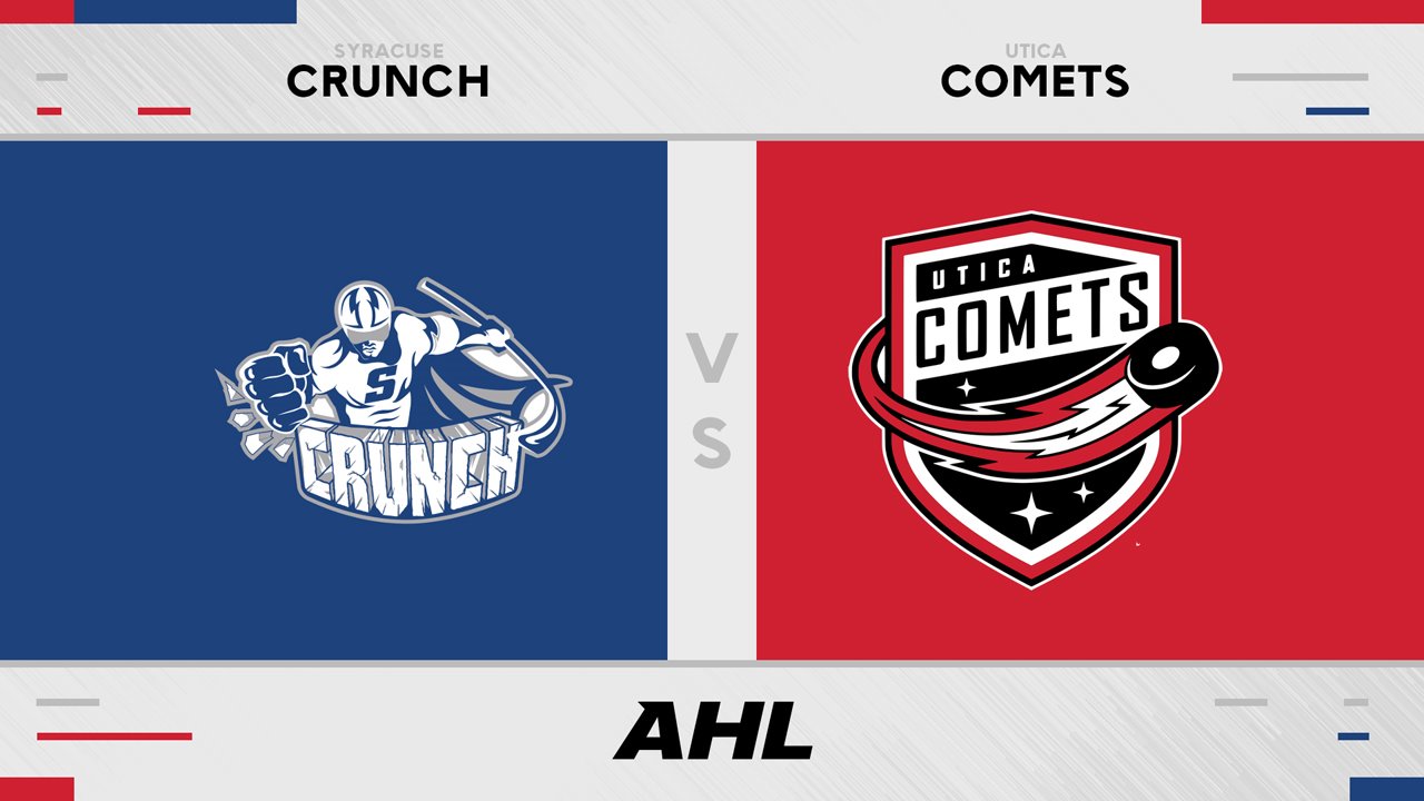 Syracuse Crunch vs Utica Comets poster Syracuse Crunch vs Utica Comets poster