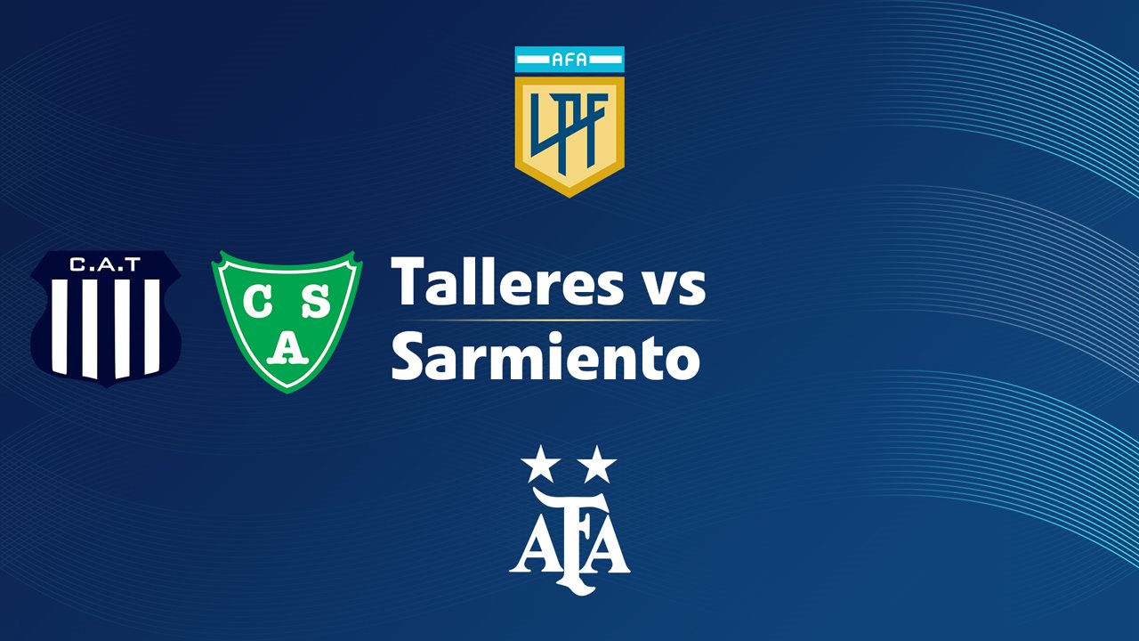 Talleres de Córdoba vs Sarmiento poster Talleres de Córdoba vs Sarmiento poster