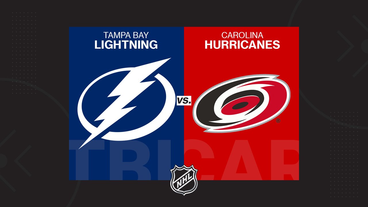 Tampa Bay Lightning vs Carolina Hurricanes poster