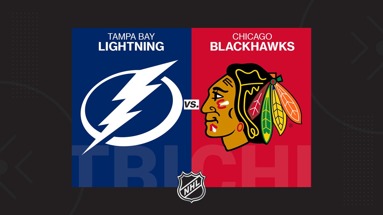 Tampa Bay Lightning vs Chicago Blackhawks poster