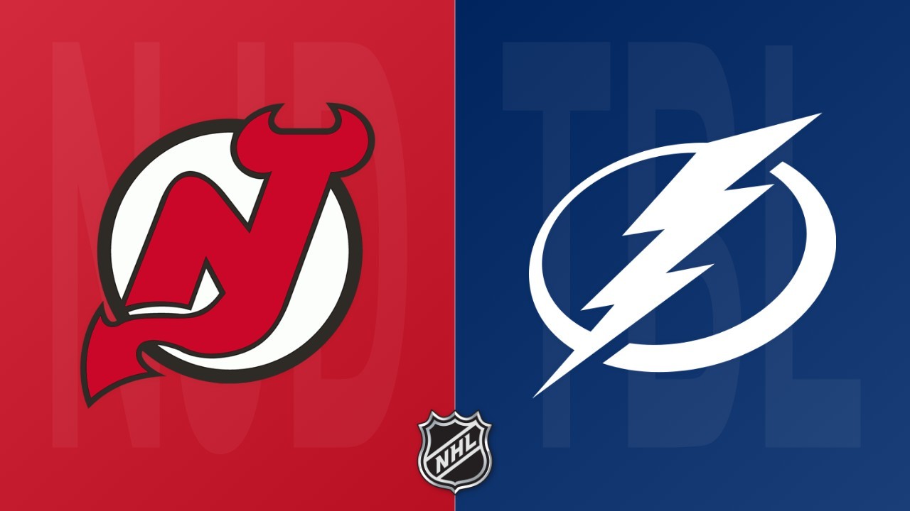 Tampa Bay Lightning vs New Jersey Devils poster