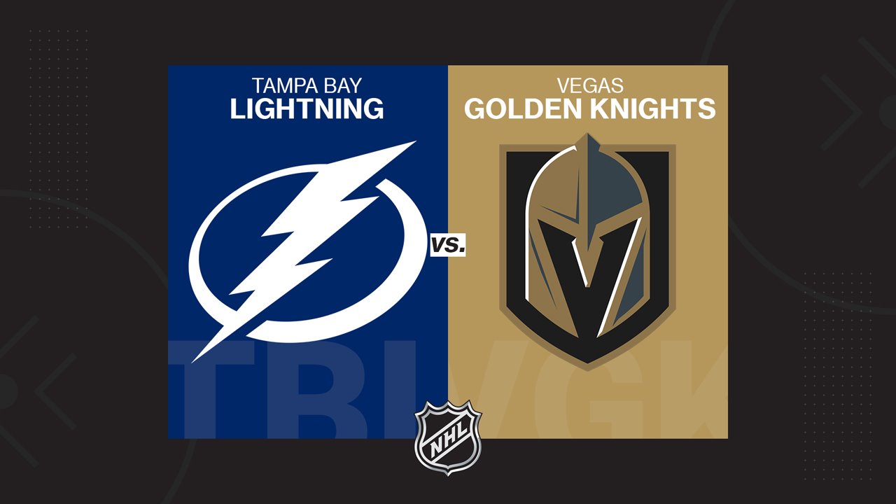 Tampa Bay Lightning vs Vegas Golden Knights poster