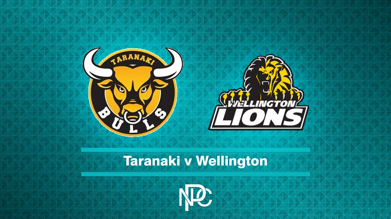 Taranaki vs Wellington poster Taranaki vs Wellington poster