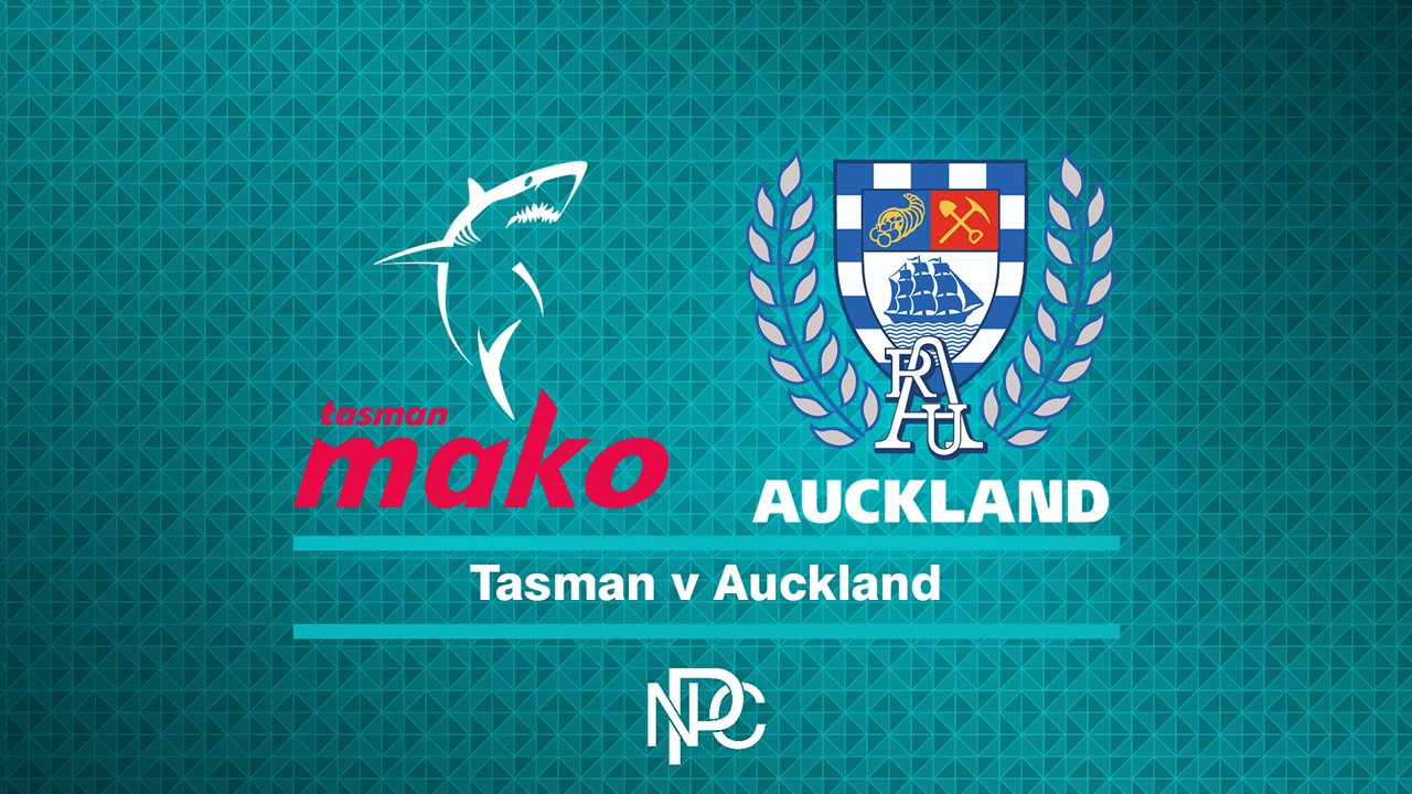 Tasman vs Auckland poster