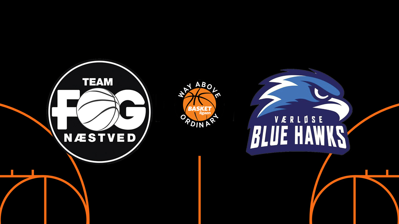 Team FOG Næstved vs Værløse Blue Hawks poster