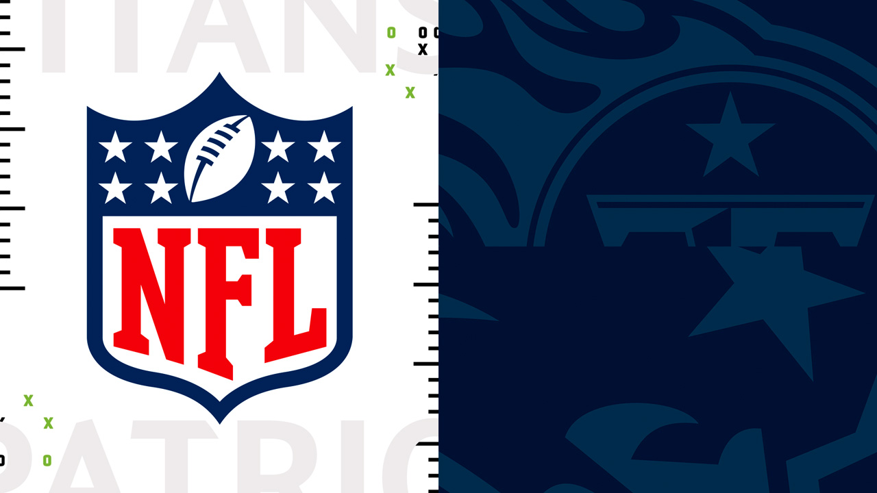 Tennessee Titans vs New England Patriots poster