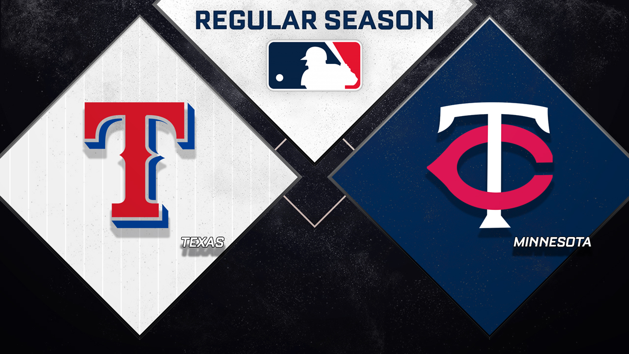 Texas Rangers vs Minnesota Twins poster